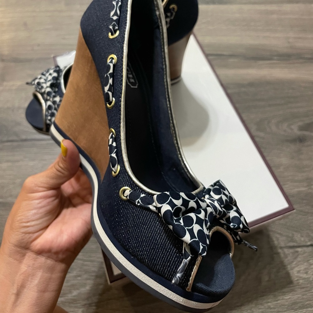 Coach Wedges, Size 5 1/2